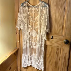 lace kimono cardigan